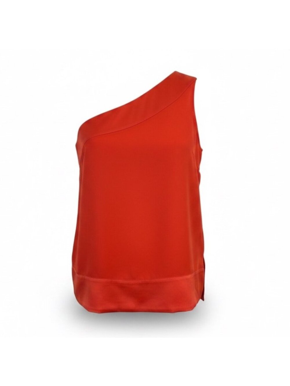 Banana Republic Womens Red One-Shoulder Tank Top Lightweight Elegant Size S